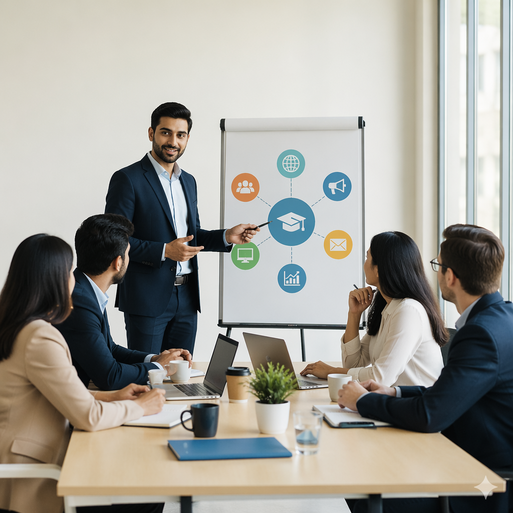 Digital Marketing for B2B Education and Training Clients acquisition: Basic to Advanced 