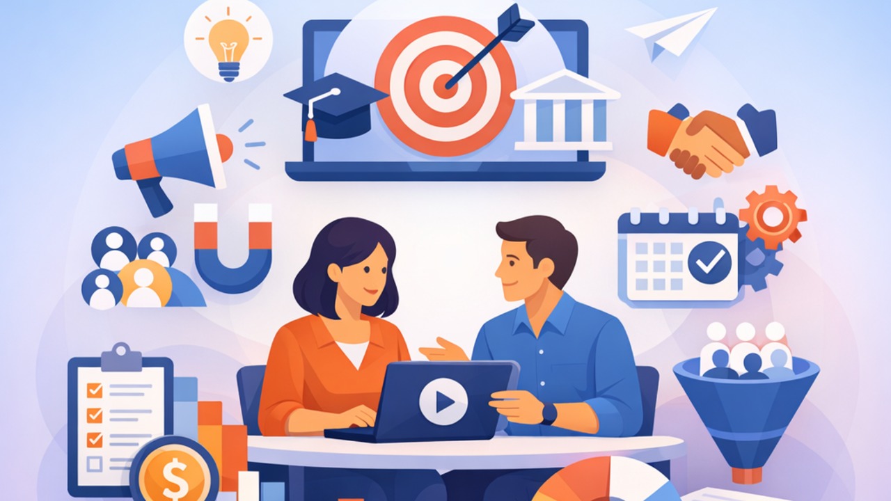 Digital Marketing for B2B Education and Training Clients acquisition: Basic to Advanced 