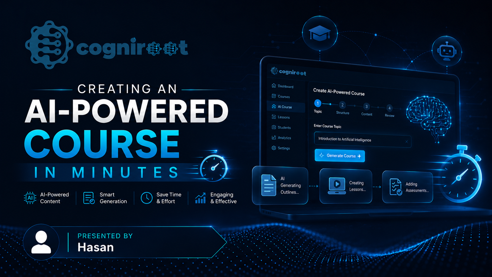 Build a Complete Course with Cogniroot AI: Step-by-Step for New Vendors